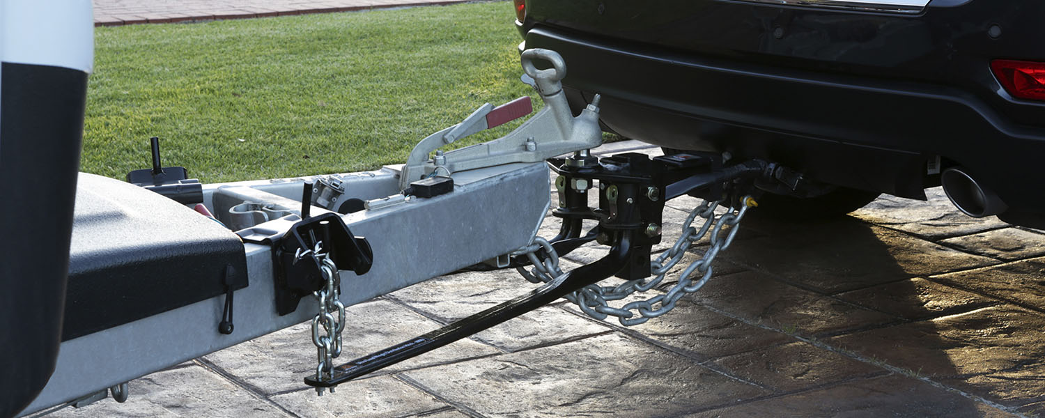 Weight Distribution Hitch on vehicle
